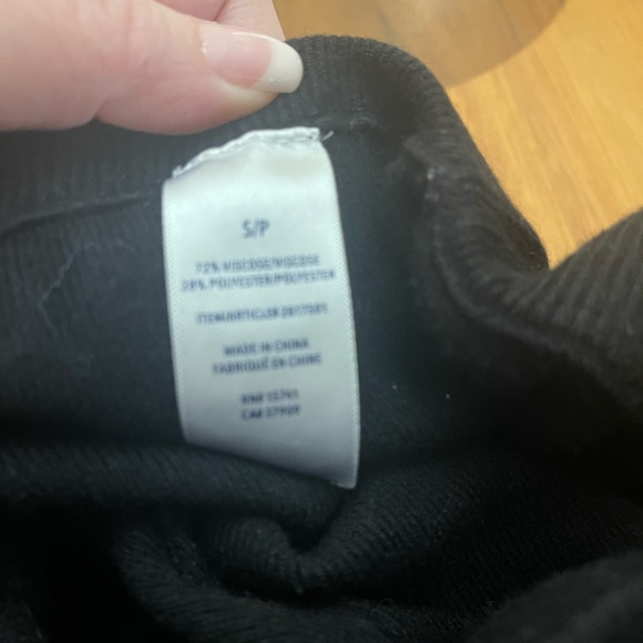 Splendid Black Ribbed Knit Top - Picture 3 of 3